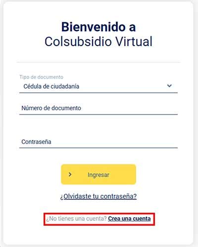 crear usuario famisanar colsubsidio|Colsubsidio